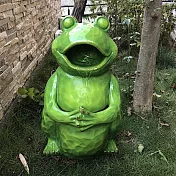 【4U4U】招財噴泉樹蛙 擺飾