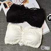 <現貨+預購>罩杯式蕾絲小可愛 三色-mini嚴選-FREE（白色）