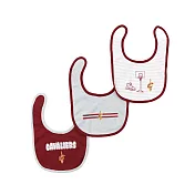 NBA 新生兒圍兜三件組 騎士隊紅色