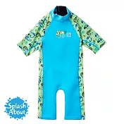 Splash About UV Combie 兒童防寒泳裝 - 國王變色龍綠色