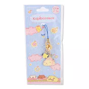 Kapibarasan 水豚君星座系列手機吊飾。水瓶座(水藍款)