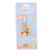 Kapibarasan 水豚君星座系列手機吊飾。巨蠍座(水藍款)