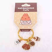 kapibarasan 水豚君咖啡舖鑰匙釦。隨行杯