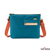 satana - 我養了一隻長頸鹿斜背包 -深海藍