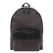 COACH 經典 PVC拼接小牛皮 / 大款 / 後背包_深咖