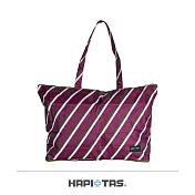 【HAPI+TAS】日本原廠授權 摺疊托特包- 男版皇家桃紅