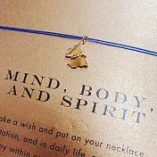 Dogeared 金色蝴蝶 藍色項鍊 皇家風範 附原廠盒