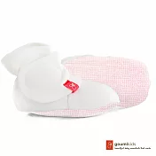 美國 GOUMIKIDS 有機棉嬰兒腳套 (點點-粉色)0-3個月