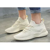 (預購商品）JDS嚴選＿韓版透氣輕巧休閒運動鞋EU35米色