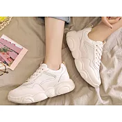 (預購商品）JDS嚴選＿可愛的熊熊休閒鞋EU35米色