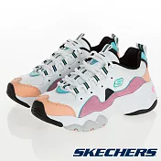 SKECHERS 女款 DLITES 3.0 運動鞋12955 WPKB / 美國品牌、老爹鞋、復古、避震US6粉白