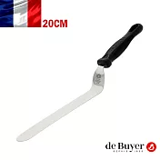 法國【de Buyer】畢耶配件『FKO碳纖握柄系列』不鏽鋼彎角抹刀20cm