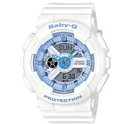 【CASIO】BABY-G 粉嫩糖果色系雙顯休閒錶 (BA-110BE-7A)