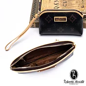 Roberto Mocali - 義大利諾貝兔典雅印花2卡鑰匙零錢手挽小包