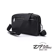 DF BAGSCHOOL - 真皮倫敦街頭男超質感手拿單肩側背包