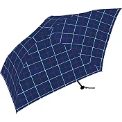 日本KIU  Air-Light Large 48077 窗格紋 空氣感 130g 摺疊/抗UV晴雨傘