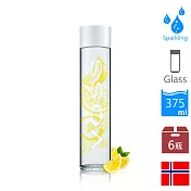【VOSS芙絲】檸檬黃瓜風味氣泡礦泉水6件組(375mlx6瓶)