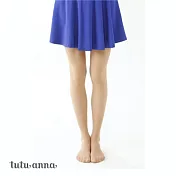 【TUTU ANNA 趣趣安娜】日本超人氣 經典格子編織修身彈力絲襪 (自然膚)-2雙/組M-L