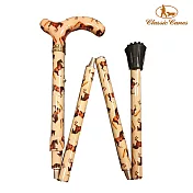 【英國Classic Canes】摺疊收納.調整高低手杖- 4663C