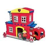 【新生活家】3D立體積木-消防隊