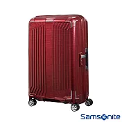 Samsonite新秀麗 28吋Lite-Box耐衝擊Curv垂直線條行李箱(深紅)
