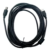 USB2.0 黑色印表機傳輸線 5米公對公