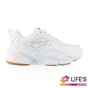 LOTTO 義大利 女 復古老爹鞋-US6白