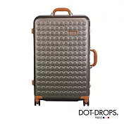 DOT-DROPS 28 吋 Chapter 4 時尚點點鋁框硬殼行李箱 - 香檳金