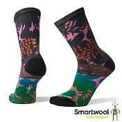 Smartwool 女 Print系列 中長襪 Midsummer Dream M彩色