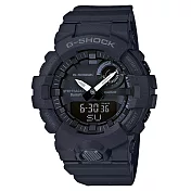 【CASIO】G-SHOCK 城市運動系列霧面藍芽錶-黑(GBA-800-1A)