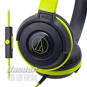 鐵三角 ATH-S100iS 輕量型耳機 SJ-11新版 手機通話 綠色
