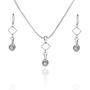 【BILLY KING 貝麗晶】輕時尚 奧地利水晶鑽 套組2