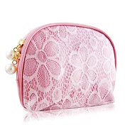 Whoo后 粉漾蕾絲化妝包(17x5x13cm)-公司貨