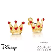 Disney Jewellery 迪士尼愛麗絲夢遊仙境紅心皇后鍍14K金耳釘 Alice in Wonderland by Couture Kingdom