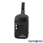 Samsonite新秀麗 Vestor商務輕量斜肩包(黑)