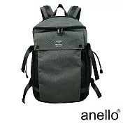 anello 海外限定率性軍風休閒後背包 灰綠色