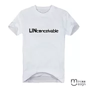 <現貨+預購>[Minidesign]  （男款）MUSIC&LOVE原創設計T 三色-M（白色）