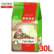 【CAT’S BEST凱優】紅標-經典凝結木屑砂-30L