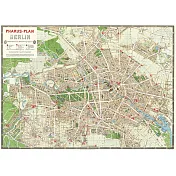 美國 Cavallini & Co. wrap 包裝紙/海報柏林地圖