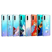 HUAWEI 華為 P30 原廠設計款透明保護殼 (台灣公司貨-盒裝)皚雪年輪
