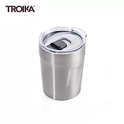 [TROIKA] 雙層不銹鋼保溫保冷隨身杯銀色