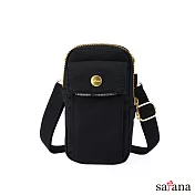satana - Soldier 多功能外掛小斜背包 -黑色