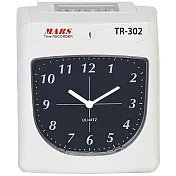 【MARS】TR-302 六欄位微電腦雙色打卡鐘(指標式 升級版)贈10人卡架+100張卡片