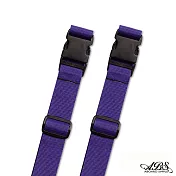 ABS愛貝斯 台灣製造旅行箱束帶2入 捆綁帶 可調式行李打包帶(深紫)66-058D5