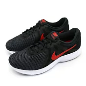 NIKE REVOLUTION 4 男 慢跑鞋US8.5黑