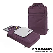 TUCANO WORK_OUT 時尚亮彩後背三用電腦包-13.3吋-紫