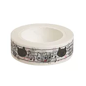 San-X 小襪貓禮品包裝彩色紙膠帶。白貓之戀系列