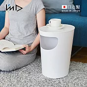 【日本巖谷Iwatani】日本製ENOTS儲物垃圾桶置物邊桌-9.4L -白