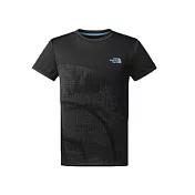 【The North Face】男 吸濕排汗短袖T恤M黑