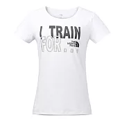 【The North Face】女 FLASHDRY吸濕排汗短袖T恤M白